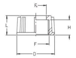 Гайка накидная G 2½” GEOLINE 8040451