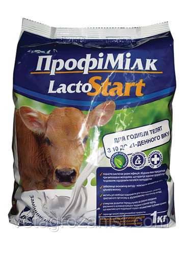 Сухое молоко Профимилк Лакто Старт для телят 10-21 дней 1 кг заменитель цельного молока (ЗЦМ) АК1-2