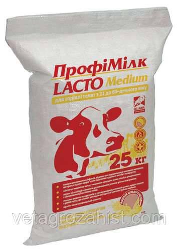 Сухое молоко Профимилк Лакто Медиум для телят от 21-60 дней 25 кг заменитель цельного молока ЗЦМ