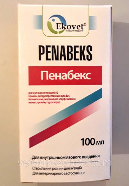 Пенабекс инъекц., 100 мл Эковет  (аналог Пенбекс, Норостреп, Комби-Кел)