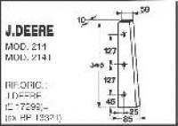 Нож к пресс подборщику John Deere 211, 214l