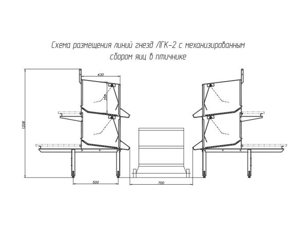 Линия Гнезд Для Кур-Несушек ЛГК-2 Купить В Черниговская Обл., Г.