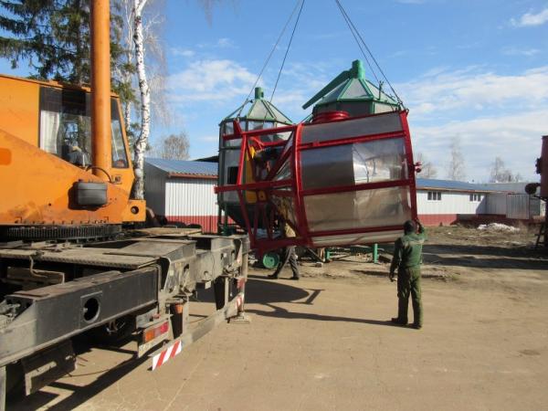 Стационарная шахтная зерносушилка модульного типа СЗШМ, купить в СПб, 