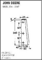 Нож к пресс подборщику John Deere 224, 224T