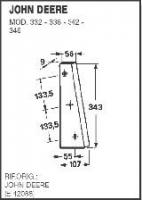 Нож к пресс подборщику John Deere 232-336-542-246