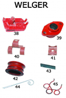 Запчасти к пресс подборщикам WELGER (Ролики, пружины)