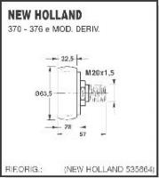 Ролик к пресс подборщику New Holland 370-376