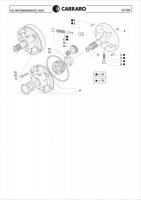 Клапан поршневой 136540 на коробку переключения передач TLB1 CARRARO 138226