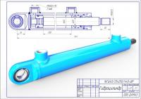 Гидроцилиндр ГЦ 40.25.250.444.1.20.М20; Ц40х250-12 рулевого управления трактора Т-16