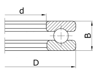 Подшипник 51205 (8205) ZVL Slovakia