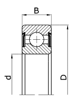 Подшипник 6002-2RSR (180102) ZVL Slovakia