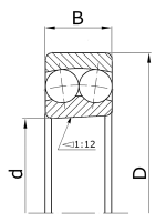 Подшипник 1206K (111206) ZVL Slovakia