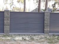Забор-жалюзи Премиум 0.5 мм, порошковая окраска