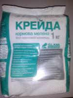 Мел кормовой 1 кг упаковка минеральная добавка для животных