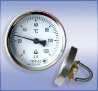 Термометр биметаллический трубный ТБТ-63 ( 0…+150)