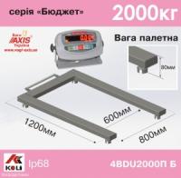 Весы паллетные AXIS 4BDU2000П-Б Бюджет