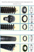 Обрезиненные конвейерные ролики - кольца резиновые для конвейерных роликов