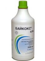 Байкокс оральный 2,5% 1 л