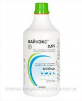 Байкокс 2,5% 1 л для птицы Bayer байкокс для птиці