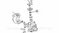 Манжета шкворня переднього моста 1277270C1