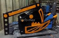 Корчеватель для удаления пней, сталь 09г2с и Hardox 450