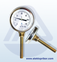 Термометр биметаллический ТБ-100 стандарт, L100 (0…+200)