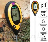 Профессиональный анализатор почвы 4 в 1 FLO 89000 (РН, влажность, освещённость, температура). Польша