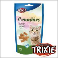 Лакомство для кошек TRIXIE-Crumbies птица+таурин 60g