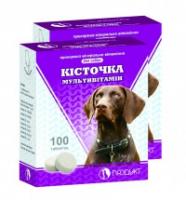 Косточка мультивитамин 100 таб. витаминно-минеральная добавка для щенков и взрослых собак