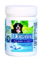 ВМД DOGMIX для кожи и шерсти 100 таб. уп. витаминно-минеральная добавка для щенков и взрослых собак