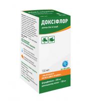Доксифлор (флуорфеникол 200 мг, доксициклина хиклат 100 мг) 100 мл антибиотик для животных