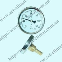 Термометр биметаллический ТБ63 L=50 мм (диапазон измерения от 0 до +120град) класс точности 2,5