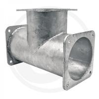 GRANIT T-Stück 6"-6"-6"
